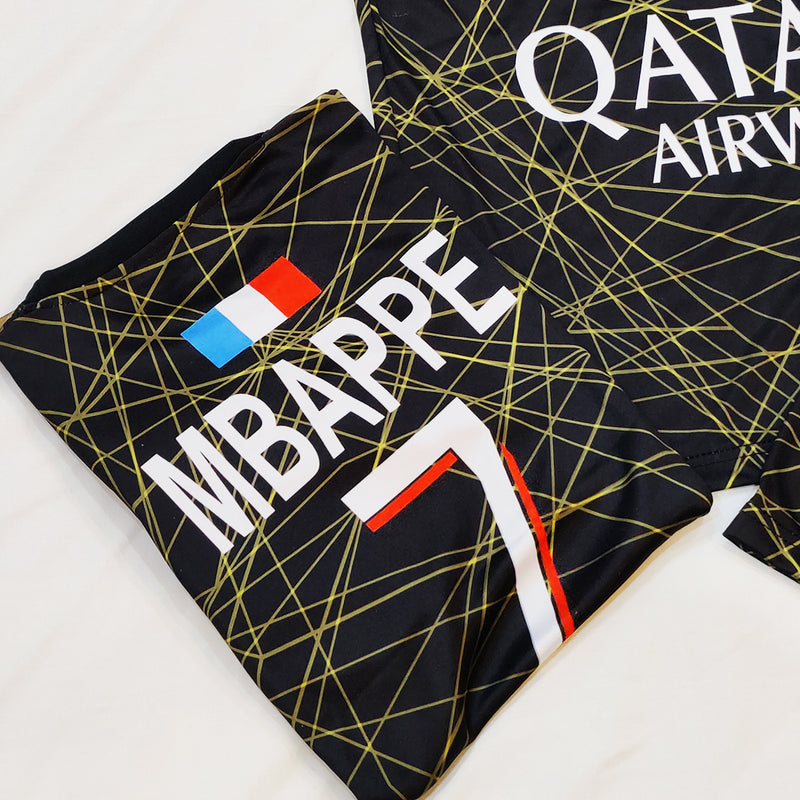 Mbappé - PARIS - Kids Football Kit ⭐⚽ - Black