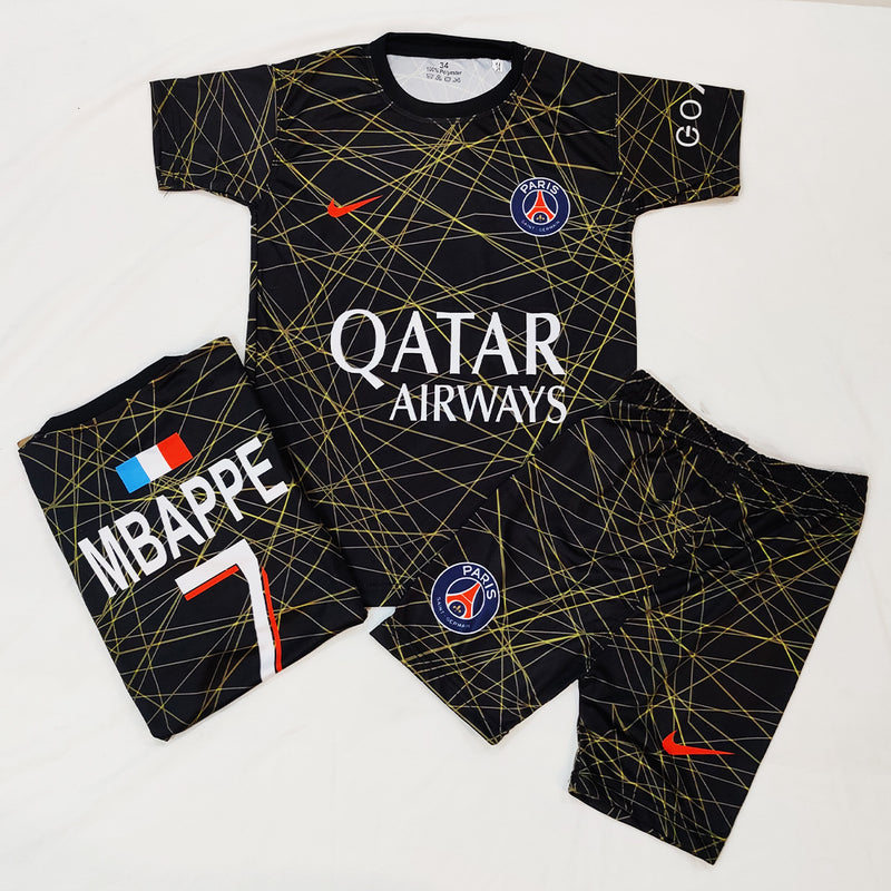 Mbappé - PARIS - Kids Football Kit ⭐⚽ - Black