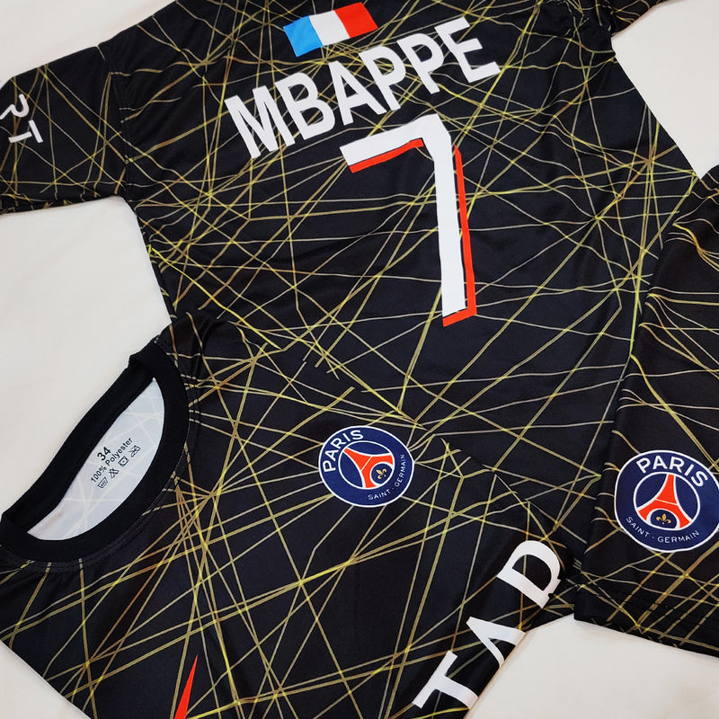 Mbappé - PARIS - Kids Football Kit ⭐⚽ - Black