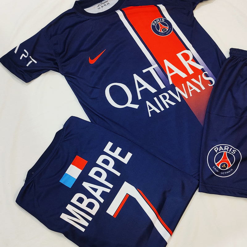 Mbappé - PARIS - Kids Football Kit ⭐⚽ - Blue