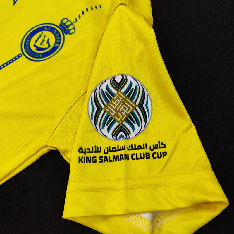 YELLOW - Kids Al Nassr Ronaldo Football Kit ⚽