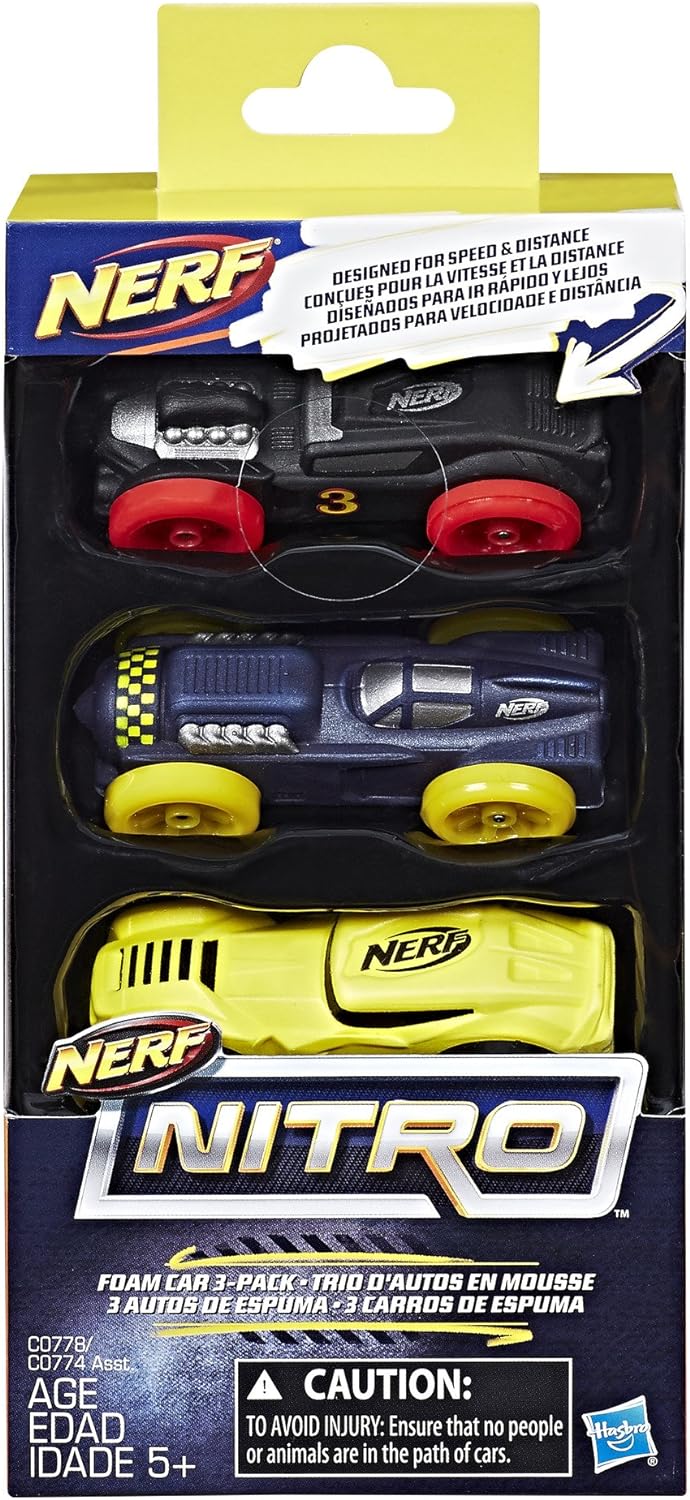 Nerf Nitro Foam Cars 3-Pack 🚗💨