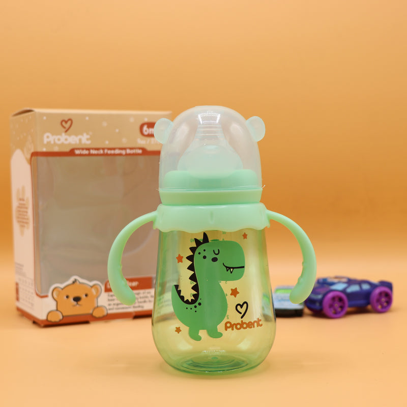 GREEN - Probent Classic Feeder Bottles - Baby Bottles