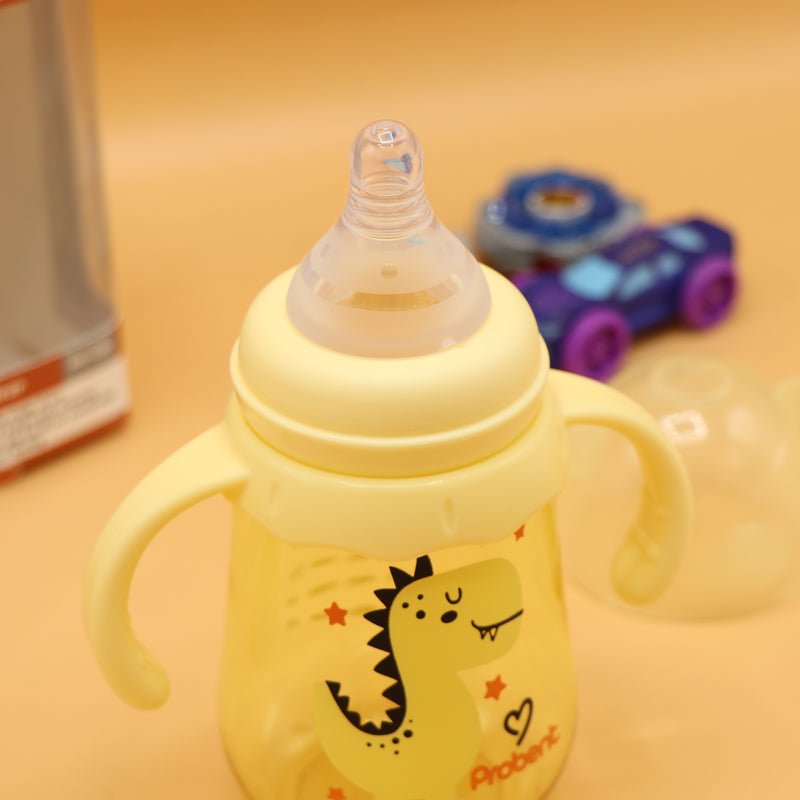 YELLOW - Probent Classic Feeder Bottles - Baby Bottles