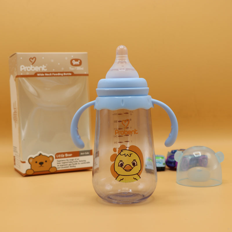 BLUE - Probent Classic Feeder Bottles - Baby Bottles