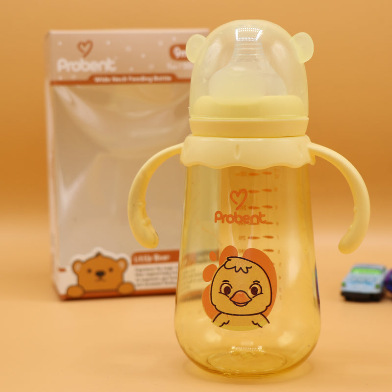 YELLOW - Probent Classic Feeder Bottles - Baby Bottles