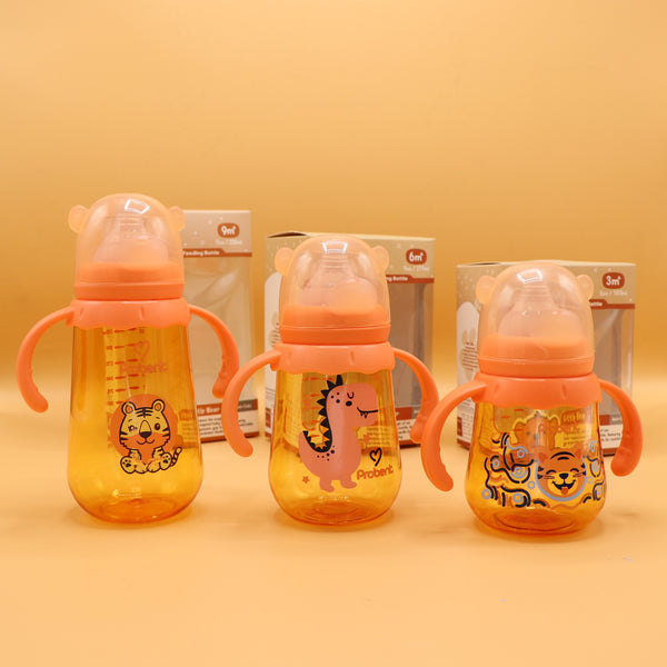 ORANGE - Probent Classic Feeder Bottles - Baby Bottles