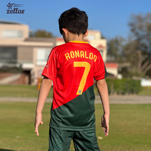 PORTUGAL - Kids RONALDO Football Kit ⚽🇵🇹