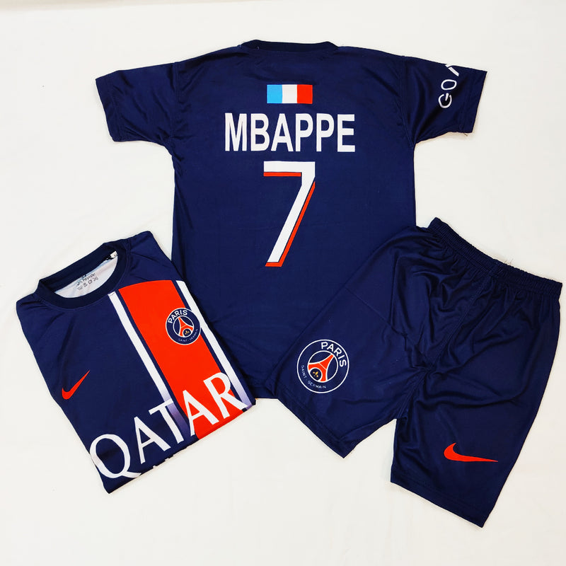 Mbappé - PARIS - Kids Football Kit ⭐⚽ - Blue